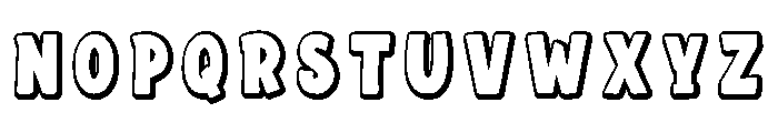 Spiritout stacked outline Reg Font LOWERCASE