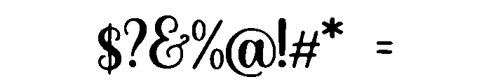 Spiritually Font OTHER CHARS
