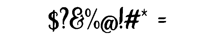 Spiritwood Font OTHER CHARS