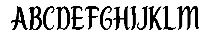 Spiritwood Font UPPERCASE