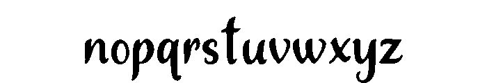 Spiritwood Font LOWERCASE