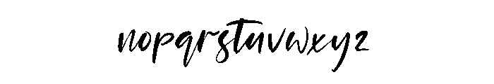 Splash Tropical Italic Font LOWERCASE