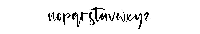 Splash Tropical Font LOWERCASE