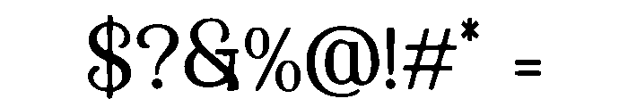 Split Monogram Font OTHER CHARS