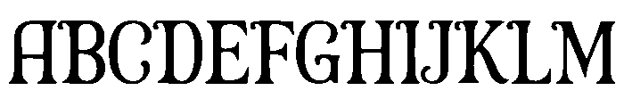 Split Monogram Font UPPERCASE