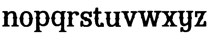 Split Slab Serif Font LOWERCASE