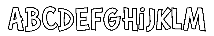 Sploosh Outline FONT