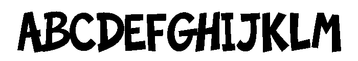 Sploosh Regular Font UPPERCASE