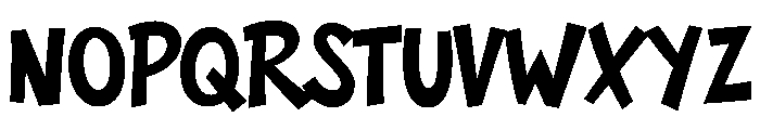 Sploosh Regular Font UPPERCASE