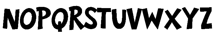 Sploosh Regular Font LOWERCASE