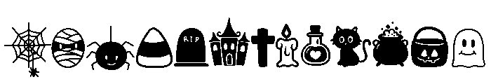 Spoky Buddy Font LOWERCASE