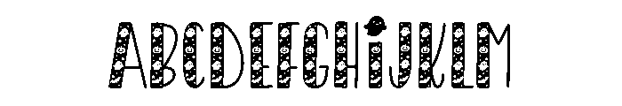 Spookie Font UPPERCASE