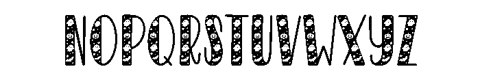 Spookie Font UPPERCASE