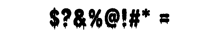 Spookify Font OTHER CHARS