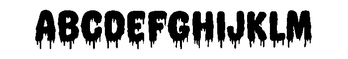 Spookify Font UPPERCASE