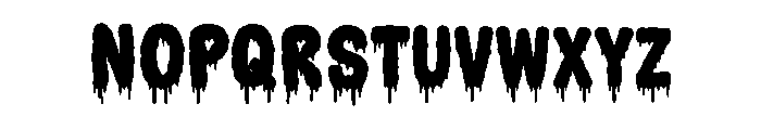 Spookify Font UPPERCASE