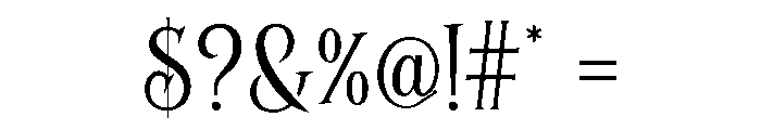 Spookora Font OTHER CHARS