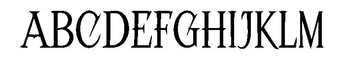 Spookora Font UPPERCASE
