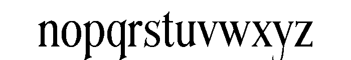 Spookora Font LOWERCASE