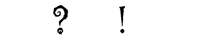 Spookspire Font OTHER CHARS