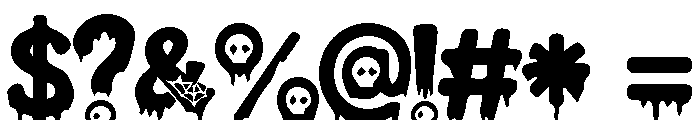 Spooky Bites Font OTHER CHARS