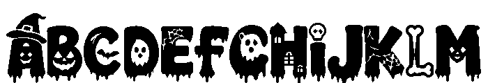 Spooky Bites Font UPPERCASE