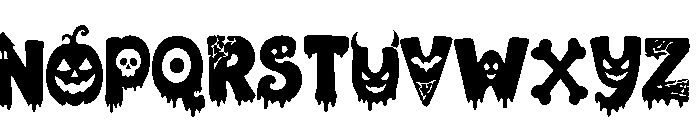 Spooky Bites Font UPPERCASE