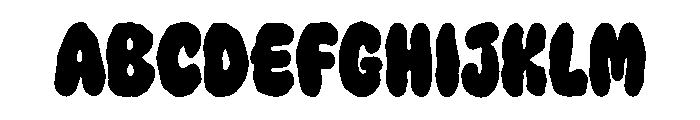 Spooky Bloom Font UPPERCASE