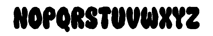 Spooky Bloom Font UPPERCASE