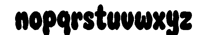 Spooky Bloom Font LOWERCASE