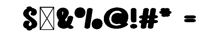 Spooky Boho Font OTHER CHARS