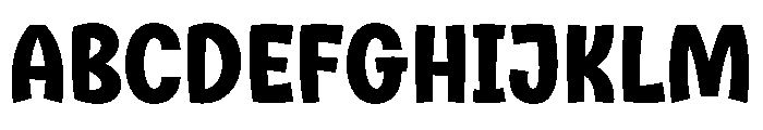 Spooky Brook Regular Font UPPERCASE