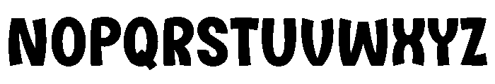 Spooky Brook Regular Font UPPERCASE