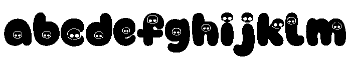 Spooky Bubble Black FONT