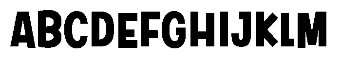 Spooky Chunks Regular Font UPPERCASE