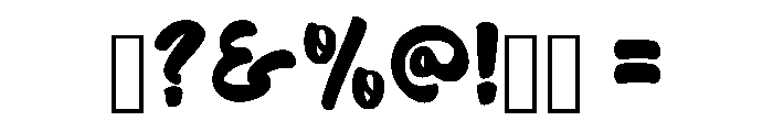 Spooky Crimson Regular Font OTHER CHARS