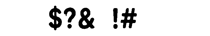 Spooky Extra Font OTHER CHARS