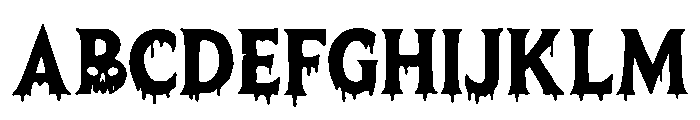 Spooky Extra Font UPPERCASE