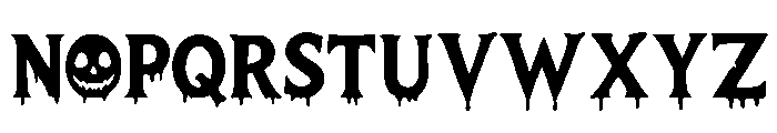 Spooky Extra Font UPPERCASE
