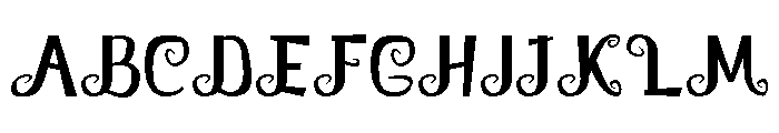 Spooky Ghouline Regular Font UPPERCASE