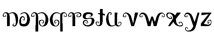 Spooky Ghouline Regular Font LOWERCASE