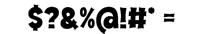 Spooky Ghouls Font OTHER CHARS