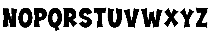 Spooky Ghouls Font UPPERCASE