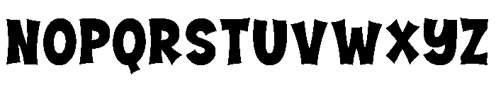 Spooky Ghouls Font LOWERCASE