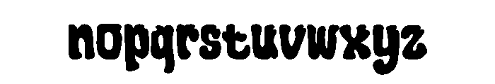 Spooky Hallows Font LOWERCASE