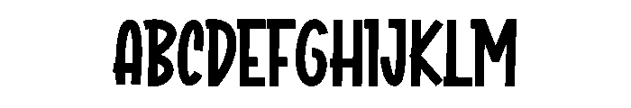Spooky Host Font UPPERCASE