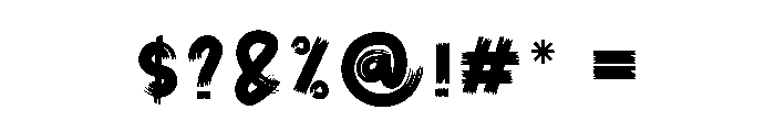 Spooky Hounted Font OTHER CHARS