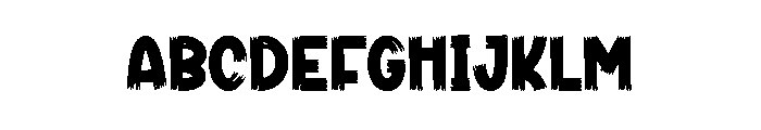 Spooky Hounted Font UPPERCASE