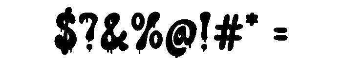 Spooky Humerus - 2 Font OTHER CHARS