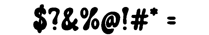 Spooky Humerus Font OTHER CHARS